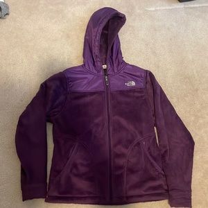 The North Face Purple Fleece Womens Jacket size medium